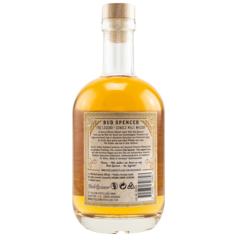 Bud Spencer The Legend Single Malt Whisky -  Peated – Bild 3